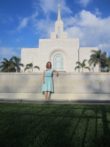 Jess at the temple